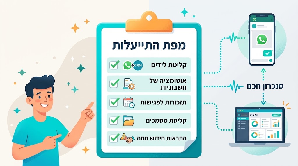 5 המקומות הראשונים שכל עסק קטן-בינוני חייב להפוך לאוטומטי
