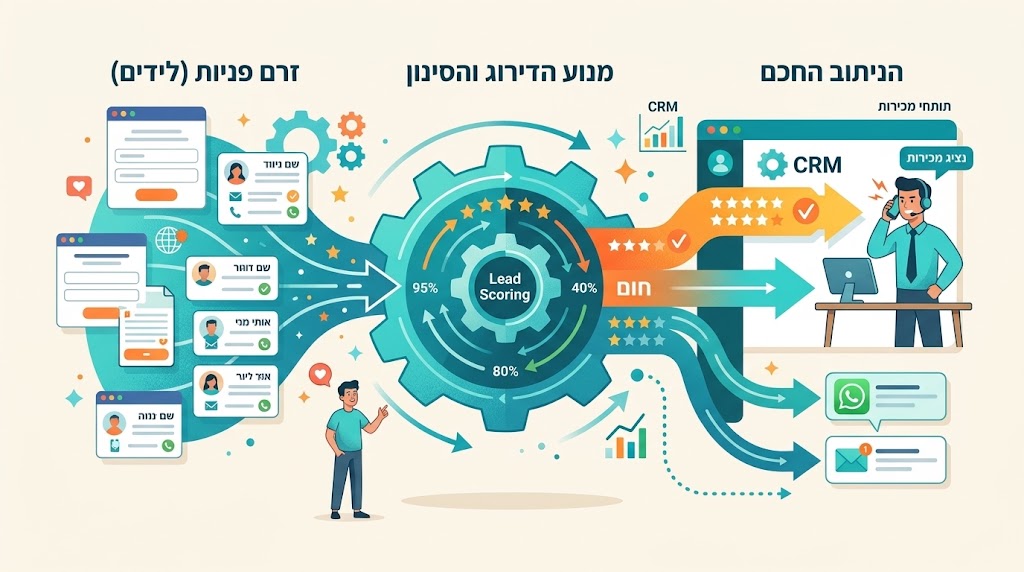 איך להביא את הלידים החמים לתותחי המכירות