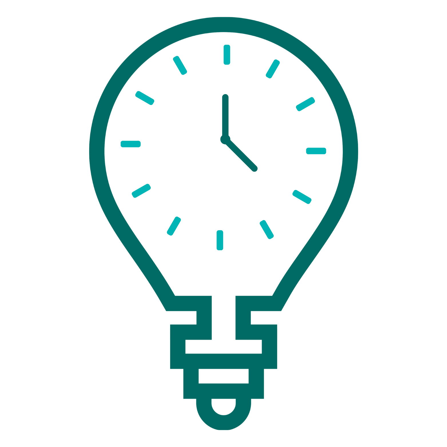 bulb time icon